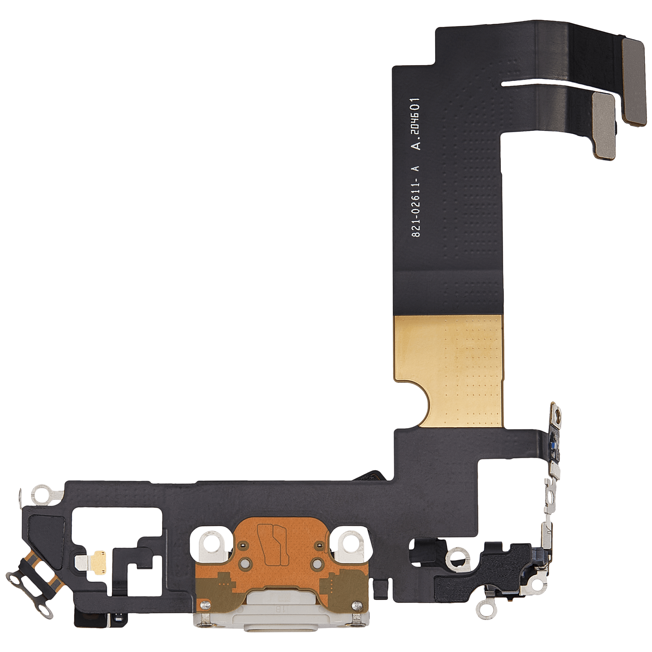 Ladebuchse-Flexkabel für iPhone 12 Mini (gebrauchter OEM-Ausbau) (Weiß)