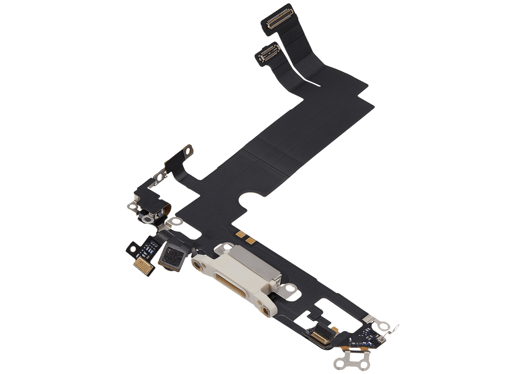 Ladebuchse-Flexkabel für iPhone 12 Mini (gebrauchter OEM-Ausbau) (Weiß)