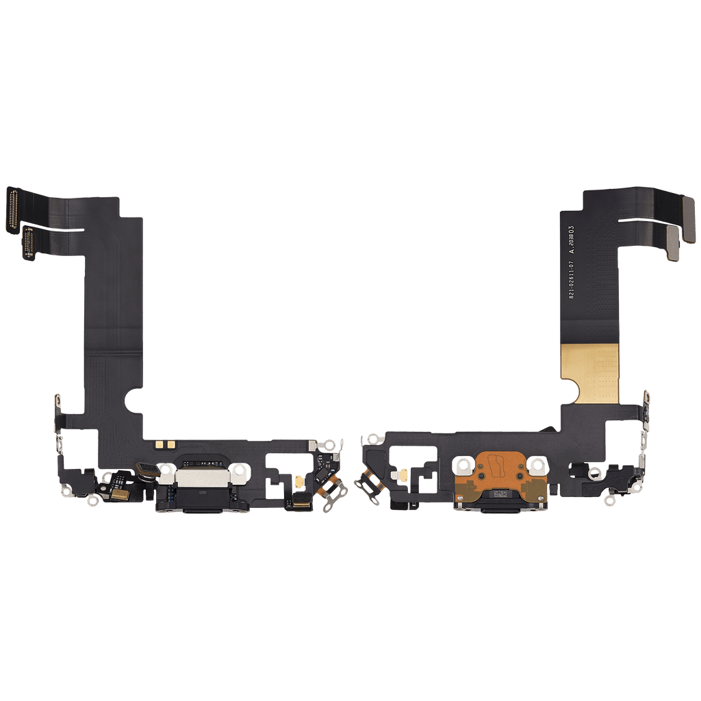 Ladebuchse-Flexkabel für iPhone 12 Mini (gebrauchter OEM-Ausbau) (Schwarz)