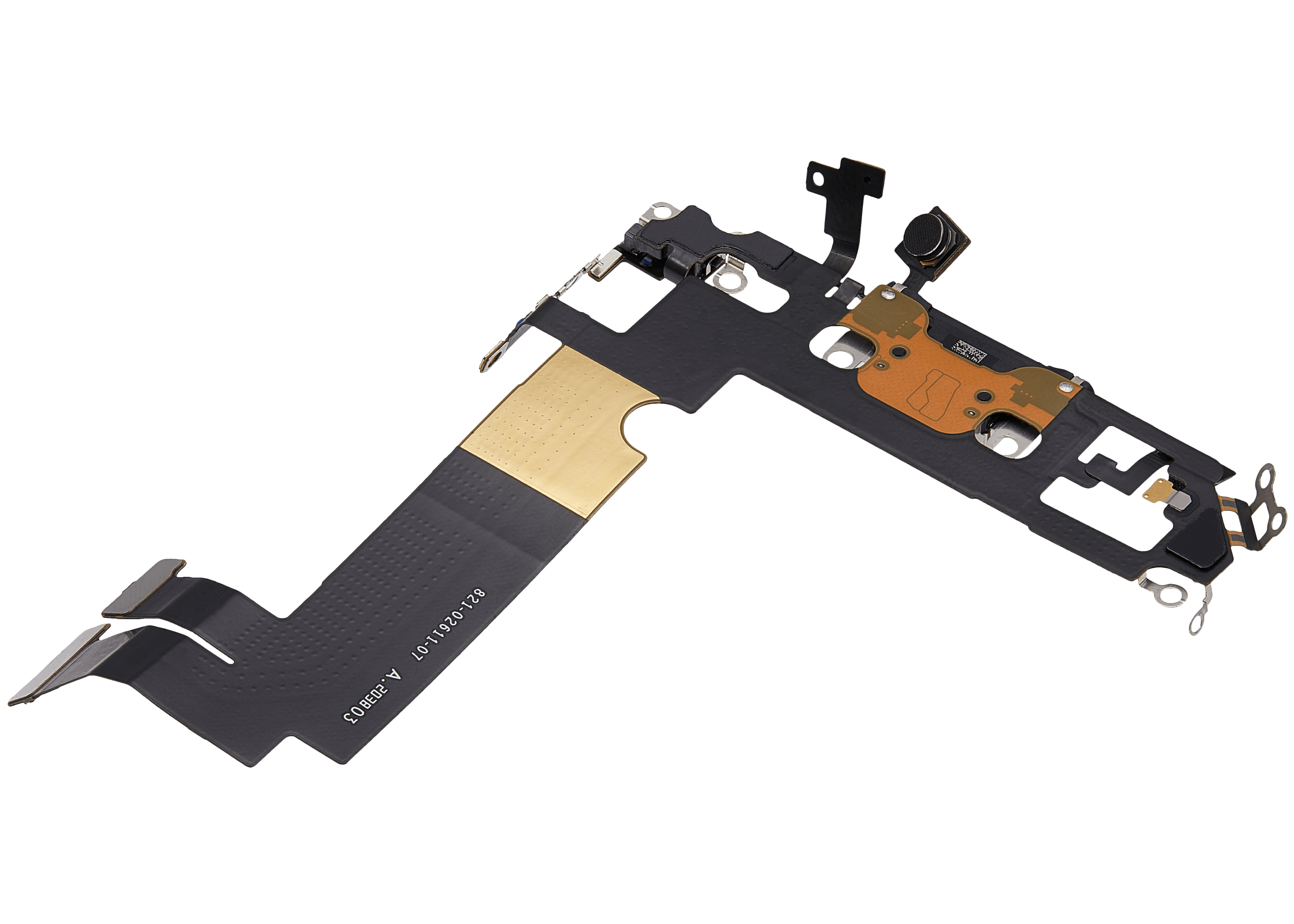 Ladebuchse-Flexkabel für iPhone 12 Mini (gebrauchter OEM-Ausbau) (Schwarz)