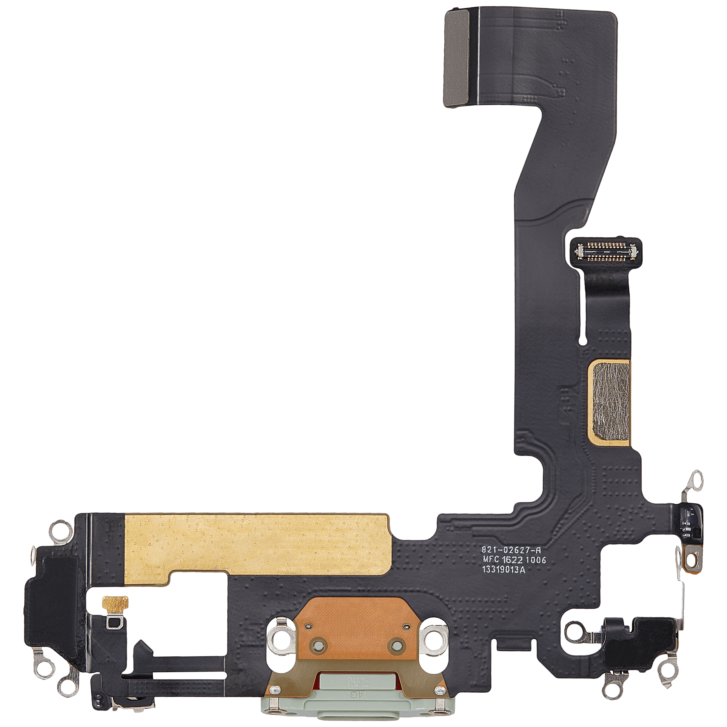 Charging Port Flex Cable for iPhone 12, Green (OEM Pull, Used)