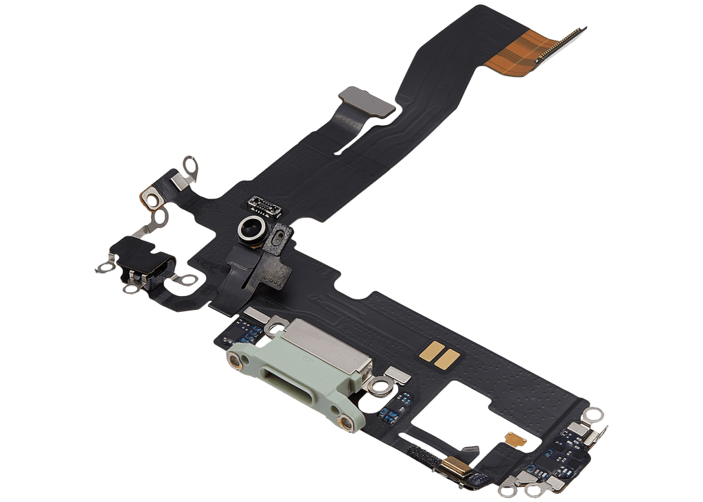 Charging Port Flex Cable for iPhone 12, Green (OEM Pull, Used)
