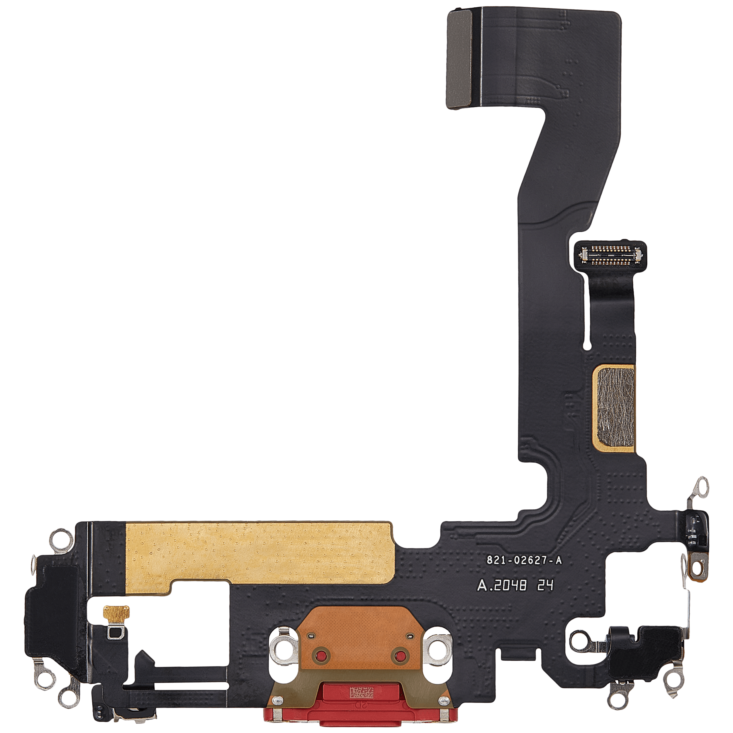 Charging Port Flex Cable for iPhone 12 (OEM Pull, Used) (Red)