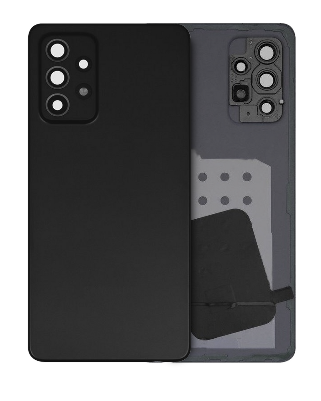 Back Cover with Camera Lens for Samsung Galaxy A52s (A528 / 2021) (Service Pack) (Awesome Black)