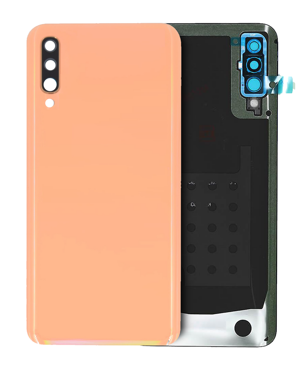 Back Cover with Camera Lens for Samsung Galaxy A50 (A505 /2019) (Service Pack) (Orange)