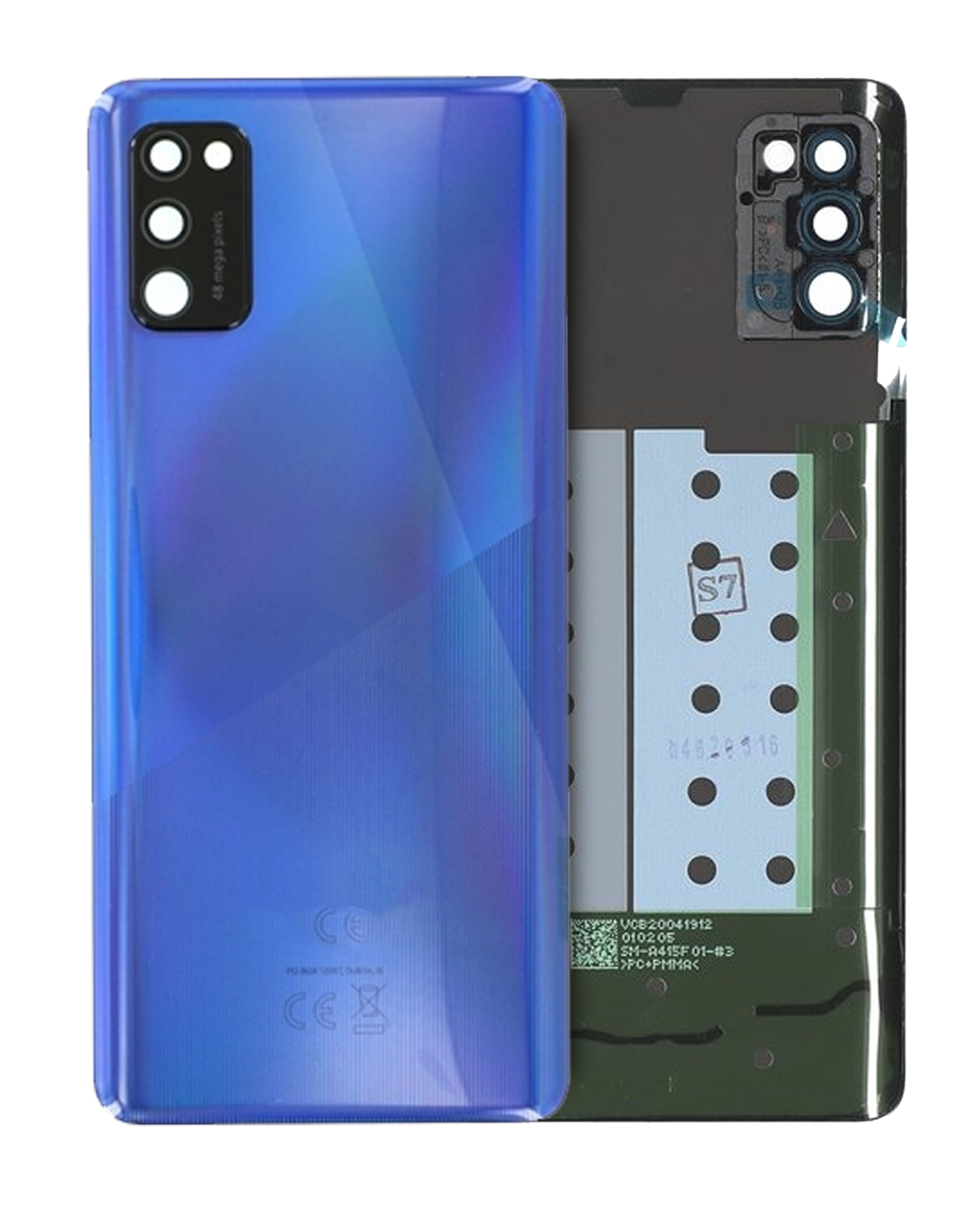 Back Cover with Camera Lens for Samsung Galaxy A41 (A415 / 2020) (Service Pack) (Prism Crush Blue)