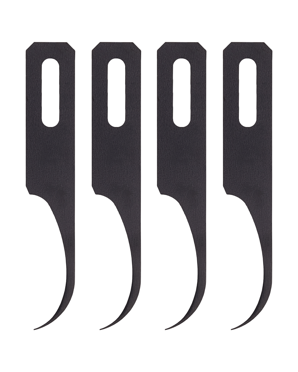 Scalpel Blade - Side Glue Removal (Wylie WL-365E Model-C) 4-Piece Set