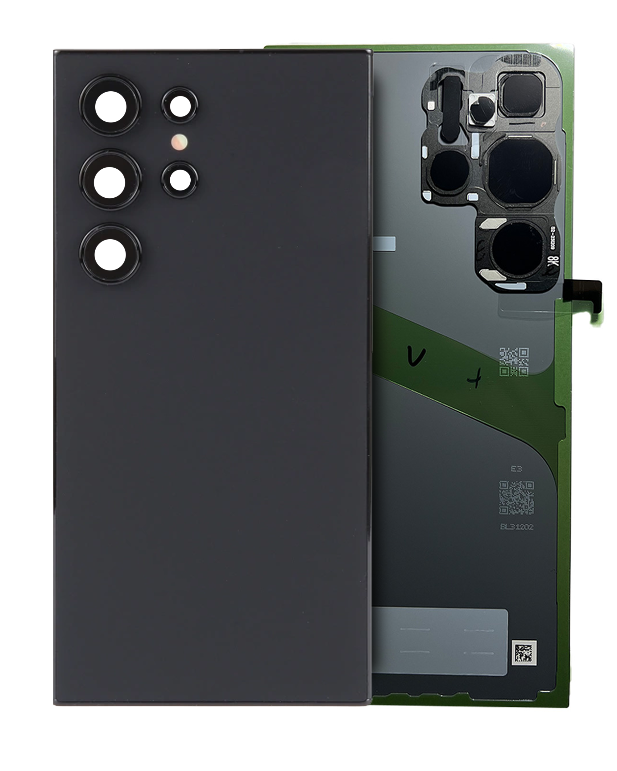 Backcover mit Kamera-Linsen für Samsung Galaxy S24 Ultra (Svc Pack) (Titanium Sc
