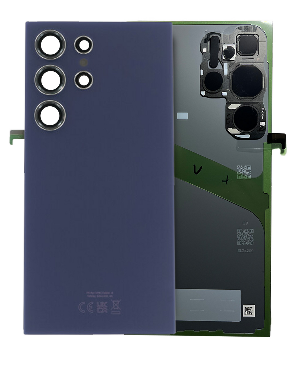 Backcover mit Kameralinse für Samsung Galaxy S24 Ultra (Svc Pack) (Titanium Viol
