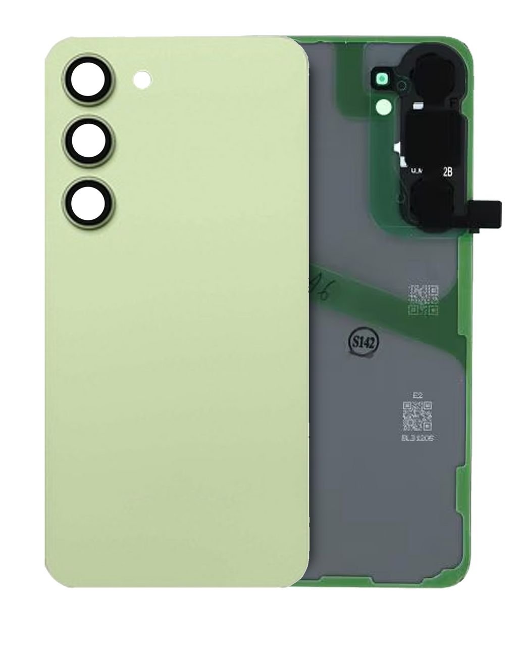 Backcover mit Kameralinse für Samsung Galaxy S24 Plus Service Pack Jade Green