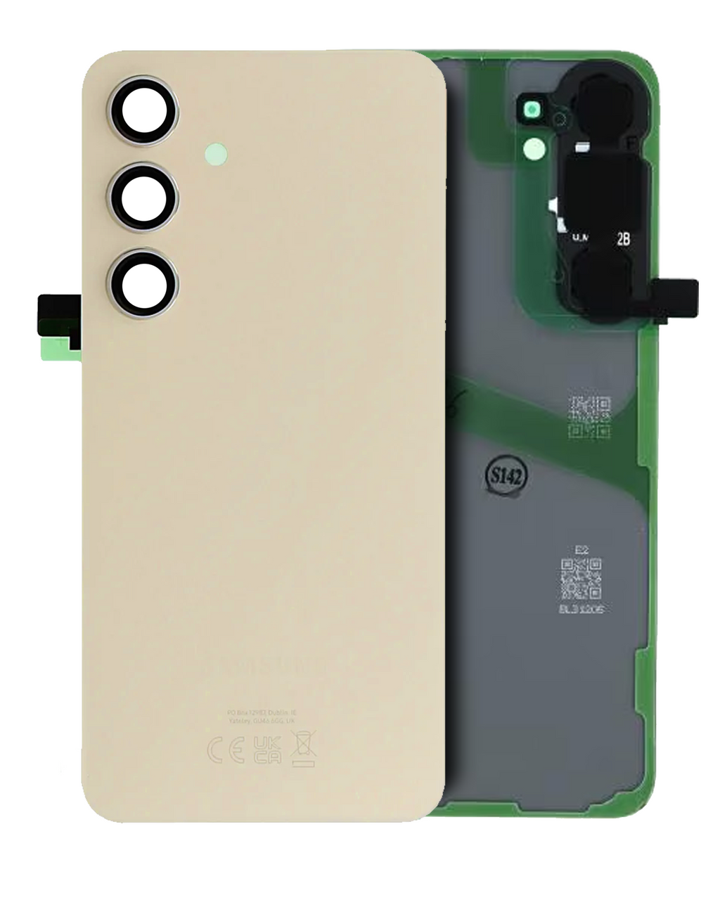 Backcover mit Kameralinse Samsung Galaxy S24 Plus Service Pack Amber Yellow