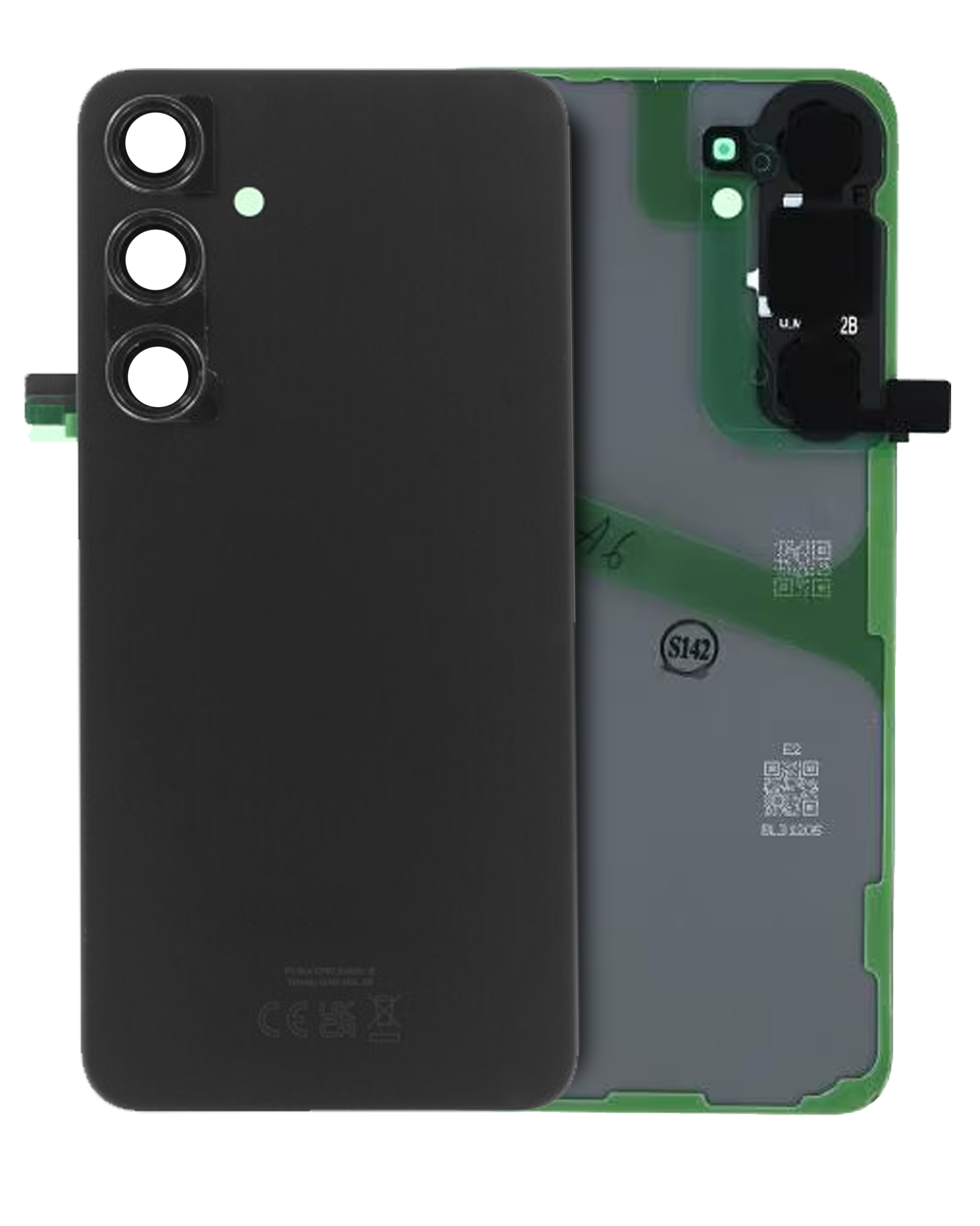 Back Cover with Camera Lens for Samsung Galaxy S24 Plus (Service Pack) (Onyx Black)