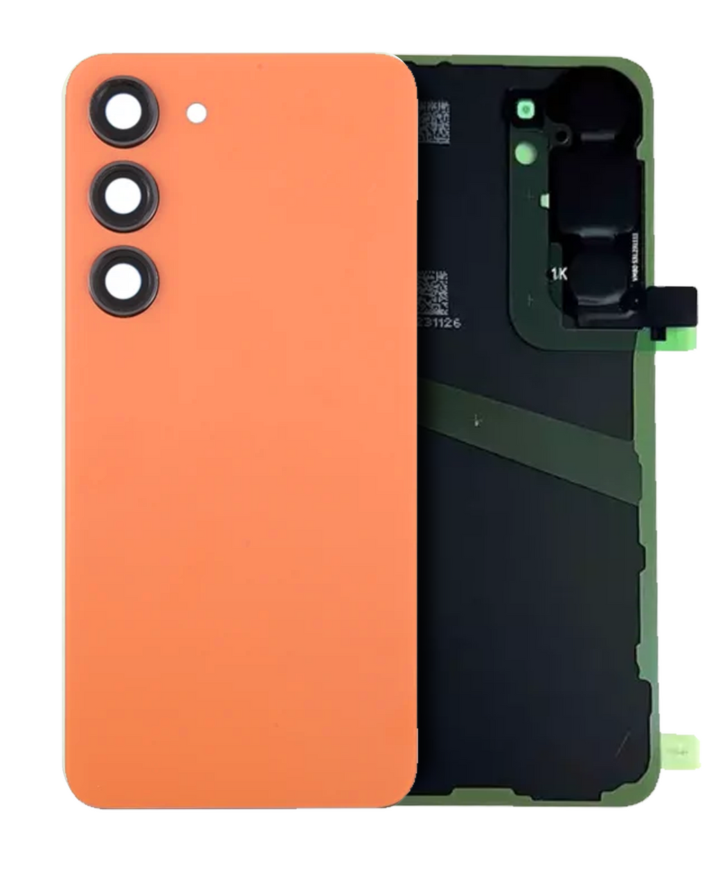 Backcover mit Kameralinse für Samsung Galaxy S24 (Svc Pack) (Sandstone Orange)