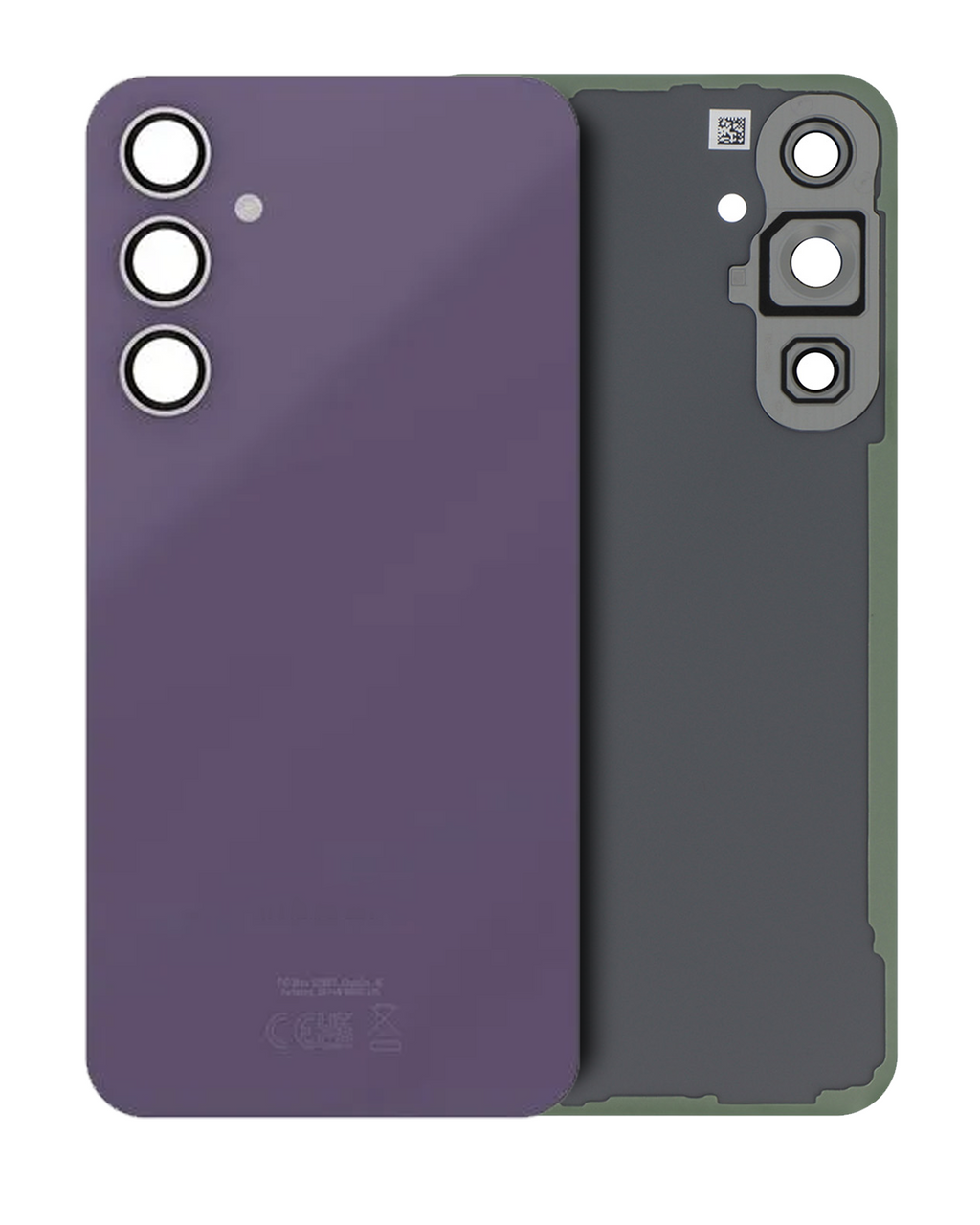 Backcover mit Kameralinse für Samsung Galaxy S23 FE (Service Pack) (Lila)
