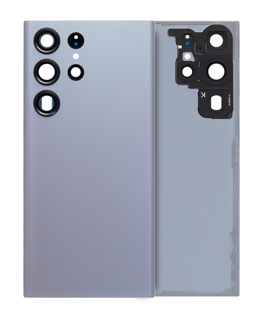 Back cover with camera lens for Samsung Galaxy S23 Ultra (Service Pack) (Graphite)