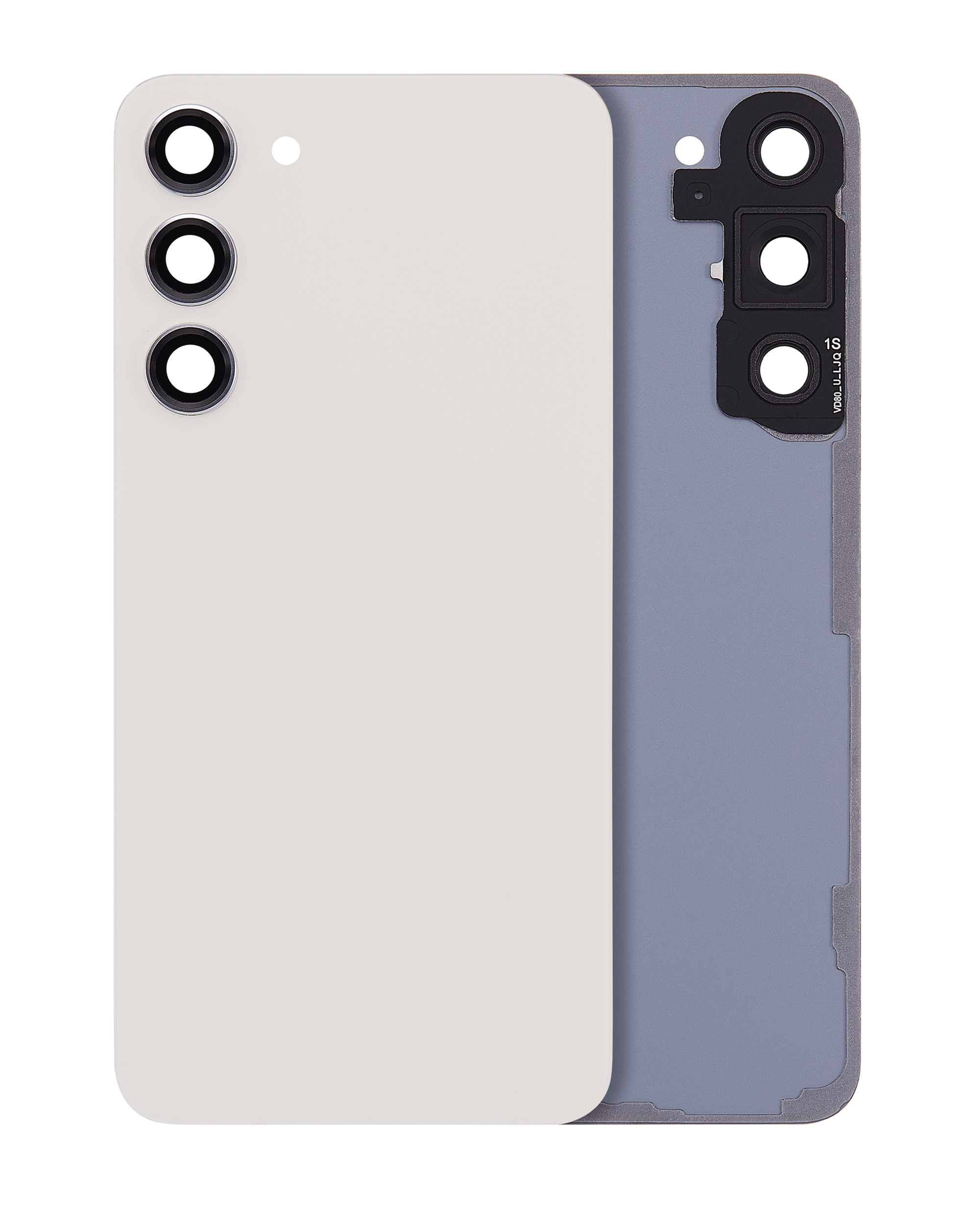 Backcover mit Kameralinse für Samsung Galaxy S23 Plus (Service Pack) (Cream)