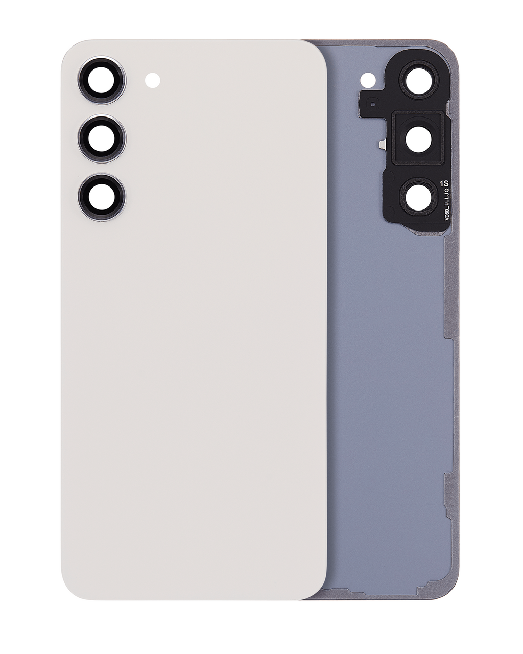 Back cover with camera lens for Samsung Galaxy S23 Plus (Service Pack) (Cream)