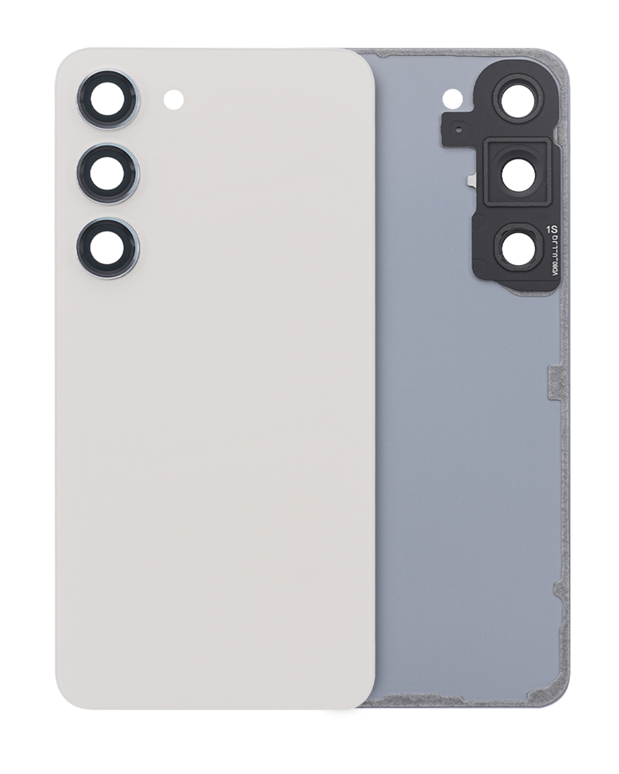 Backcover mit Kameralinse für Samsung Galaxy S23 (Service Pack) (Cream)