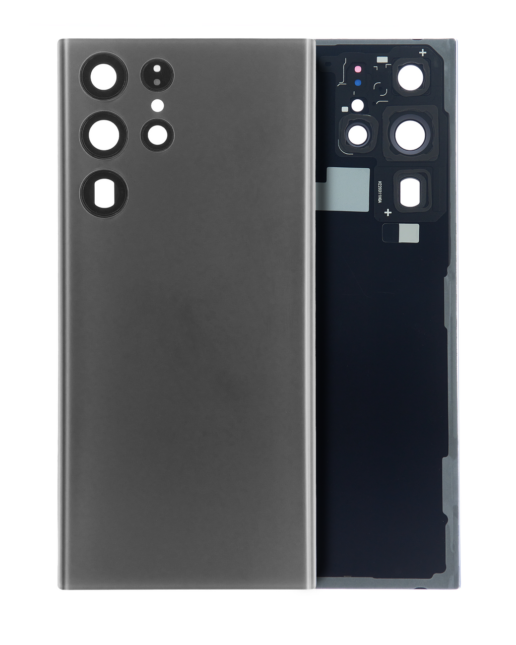 Back Cover with Camera Lens for Samsung Galaxy S22 Ultra (Service Pack) (Graphite)