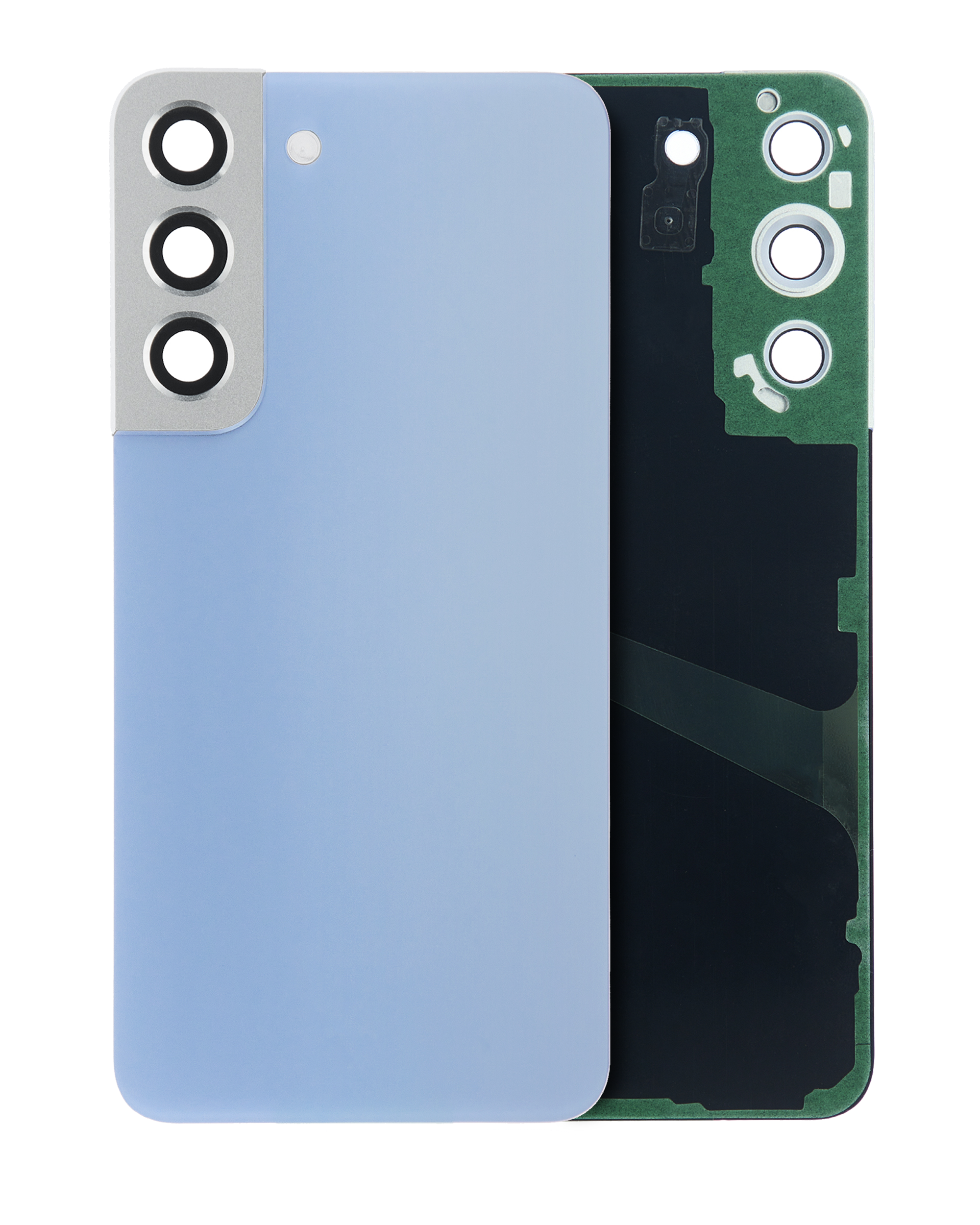 Back Cover with Camera Lens for Samsung Galaxy S22 Plus (Service Pack) (Sky Blue)