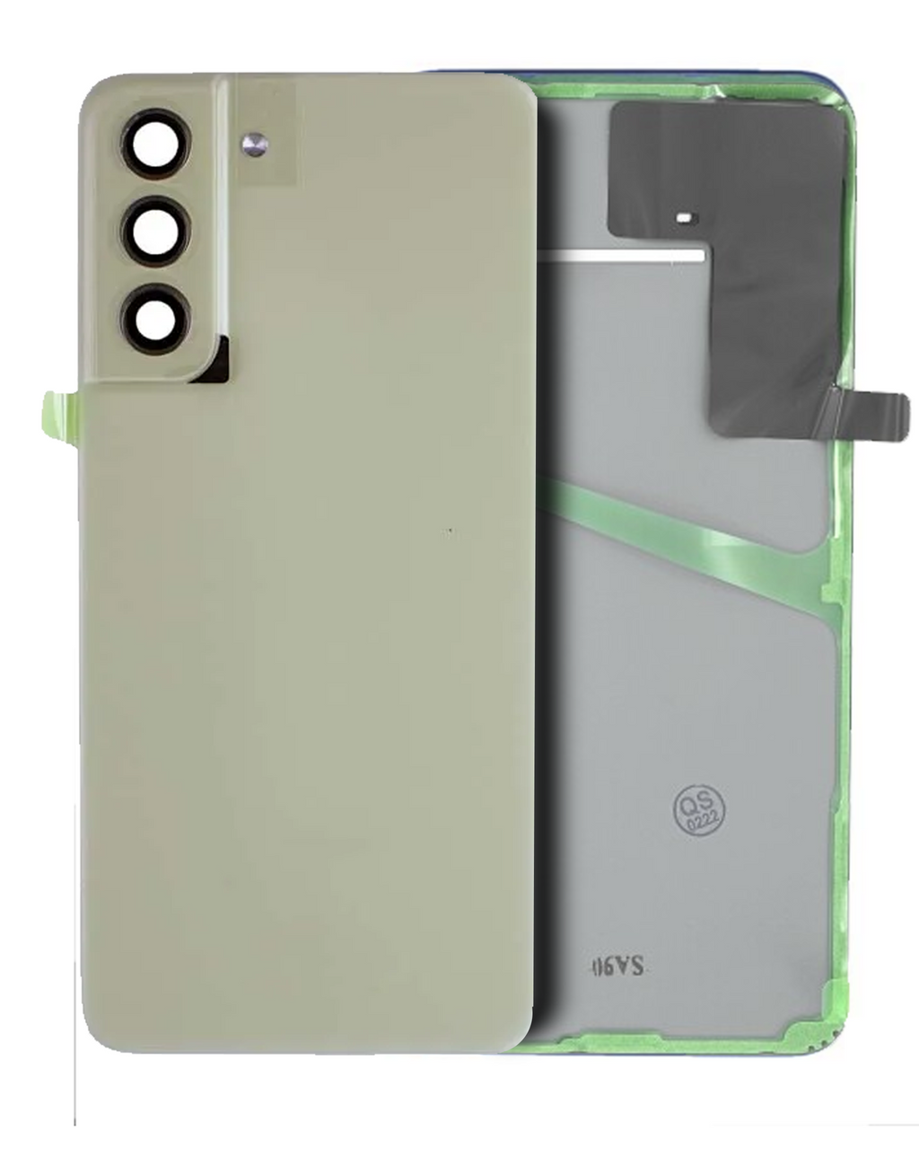 Backcover mit Kameralinse für Samsung Galaxy S21 FE (Service Pack) (Olive)