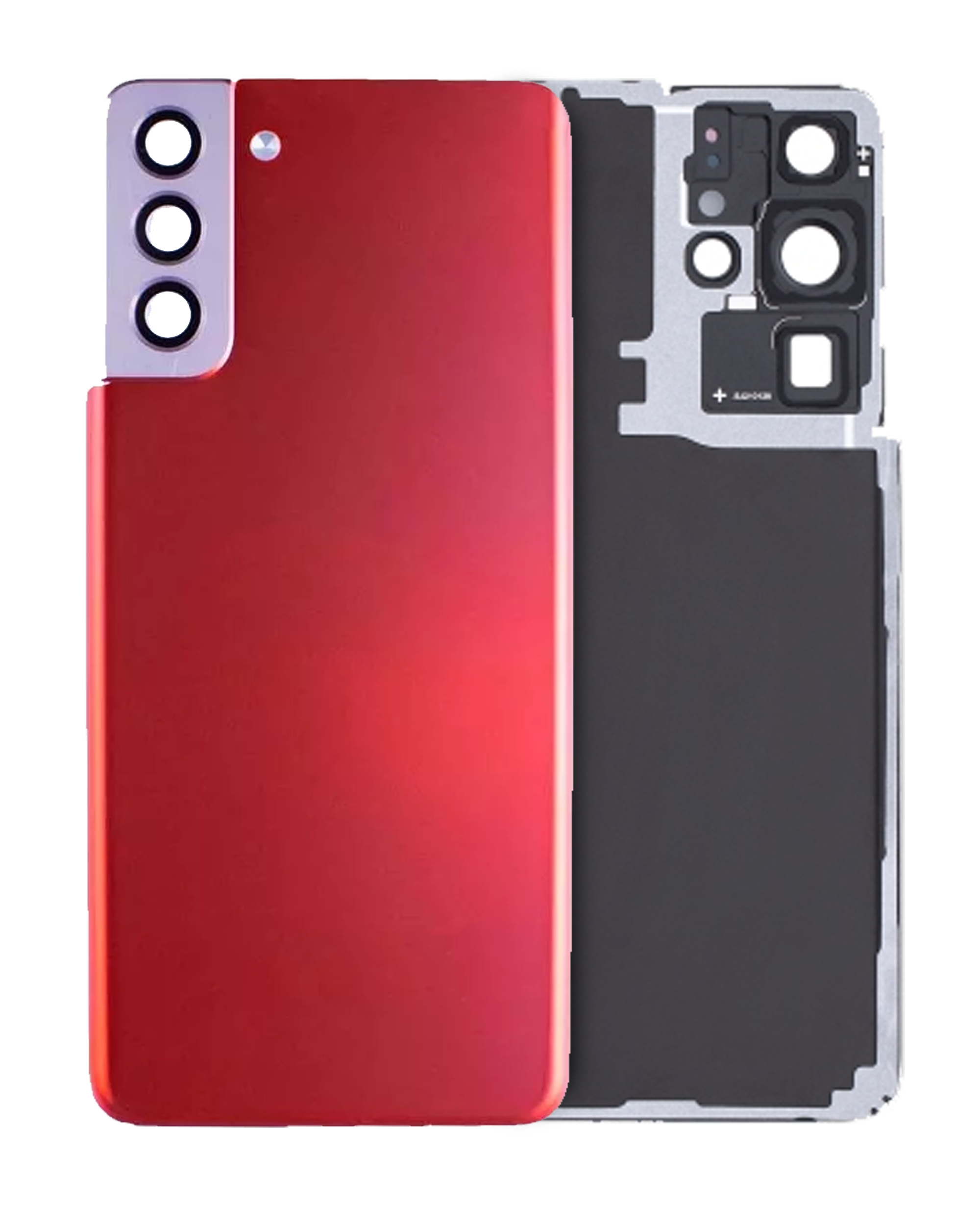 Back Cover with Camera Lens for Samsung Galaxy S21 Plus (Service Pack) (Phantom Red)