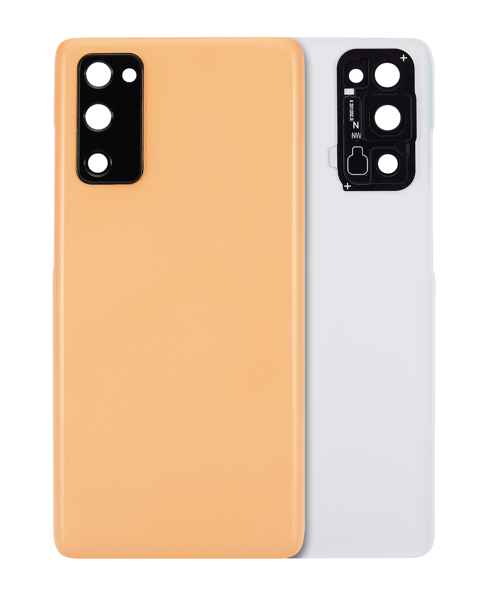 Back cover with camera lens for Samsung Galaxy S20 FE 5G (Aftermarket Plus) (Cloud Orange)