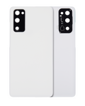 Samsung Galaxy S20 FE Backcover m. Glas Kamera Cloud White Aftermarket Plus