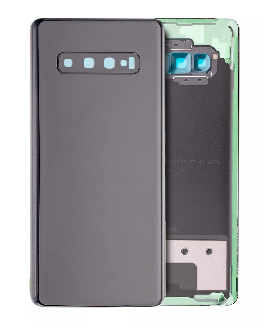 Back cover with camera lens for Samsung Galaxy S10 Plus (Service Pack) (Prism Black)