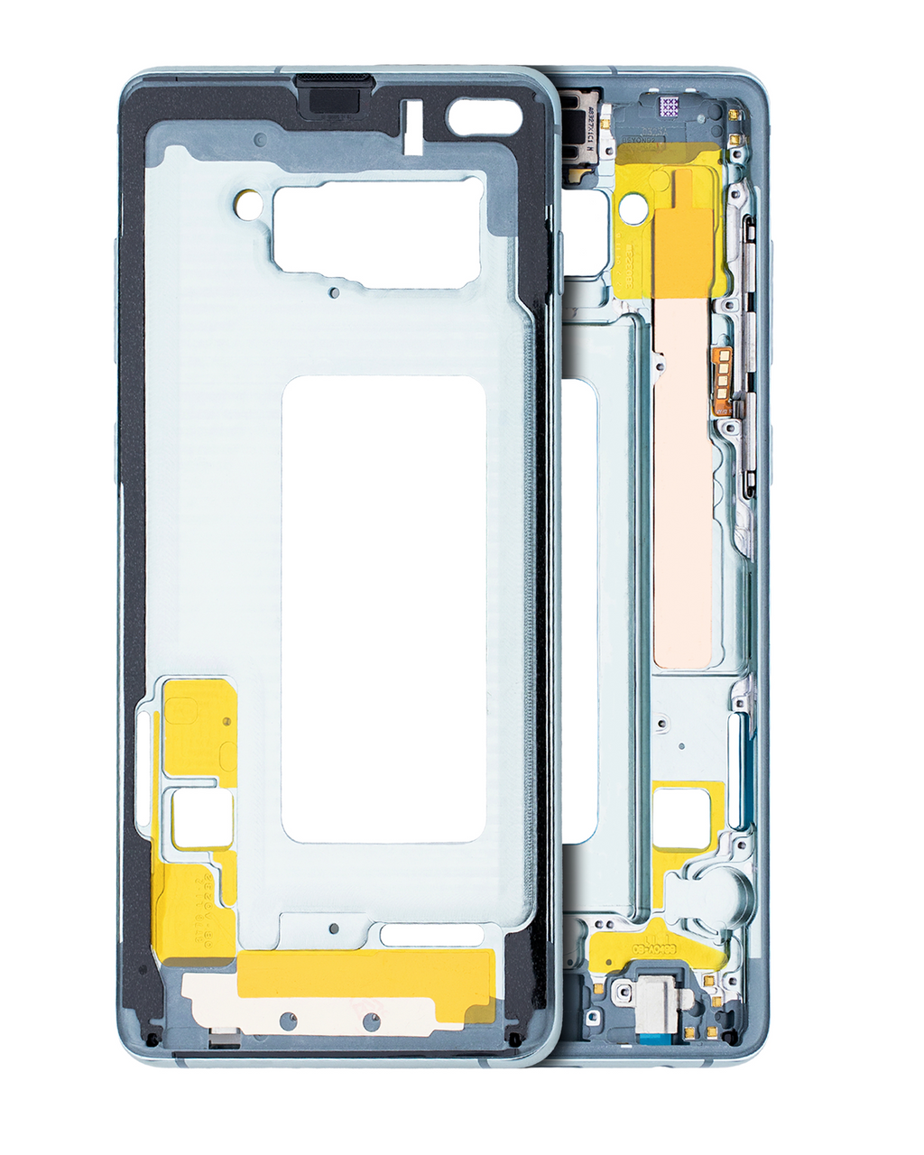 Midframe/Rahmen für Samsung Galaxy S10 Plus (mit Kleinteilen) (Prism Green)