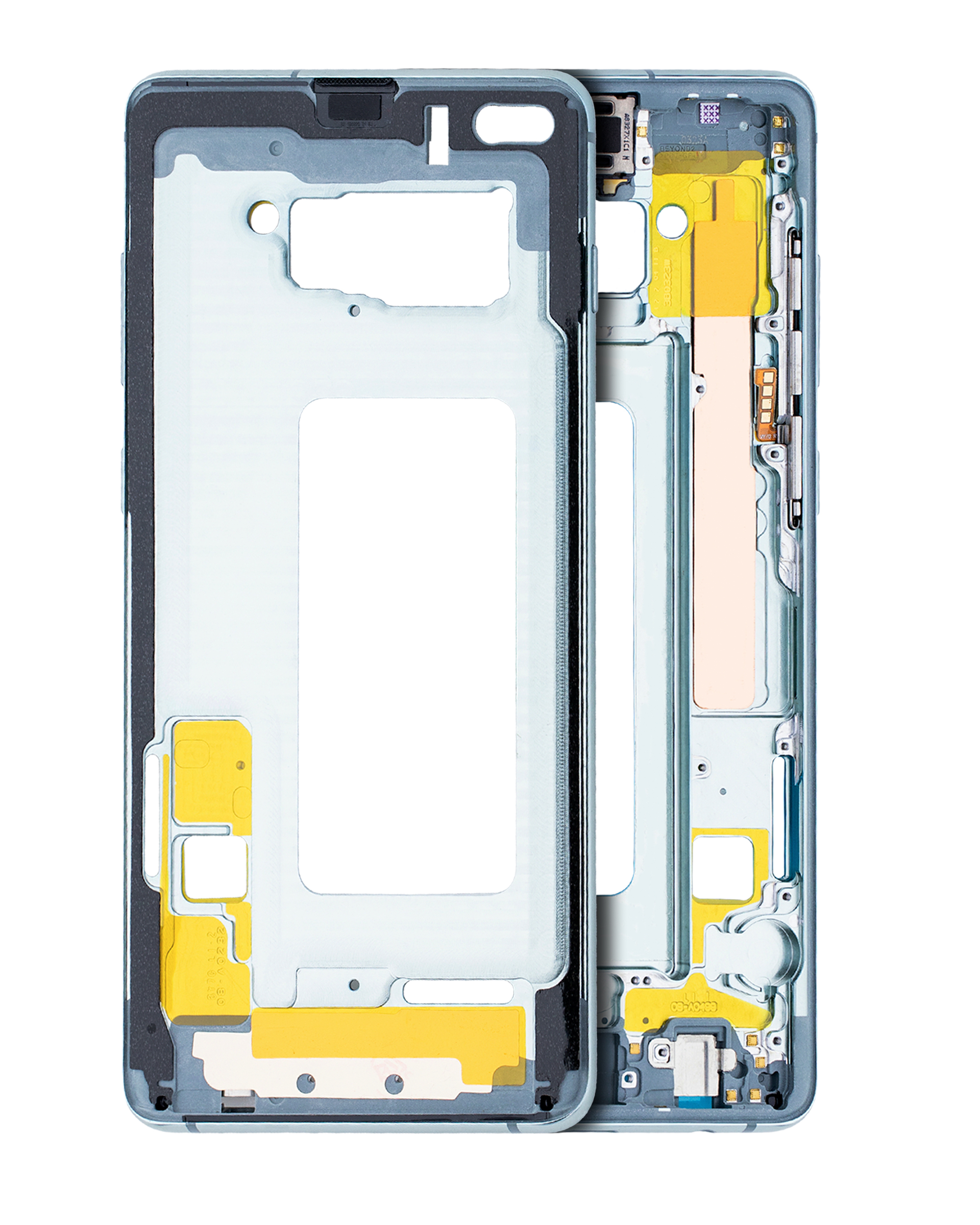 Midframe/Rahmen für Samsung Galaxy S10 Plus (mit Kleinteilen) (Prism Green)