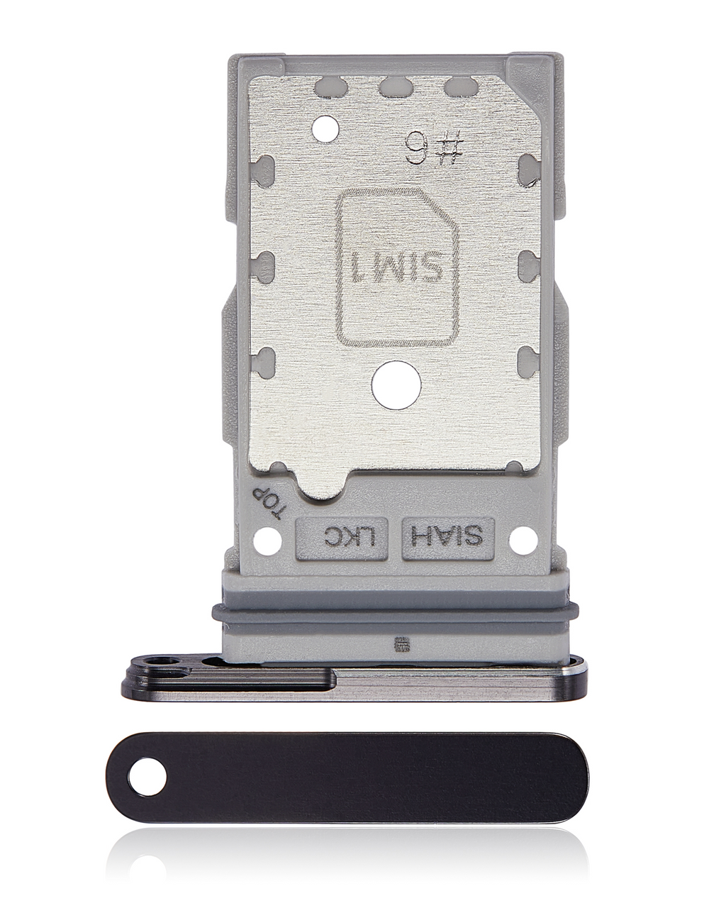 Dual SIM Card Tray for Samsung Galaxy S23 Ultra 5G (Phantom Black)