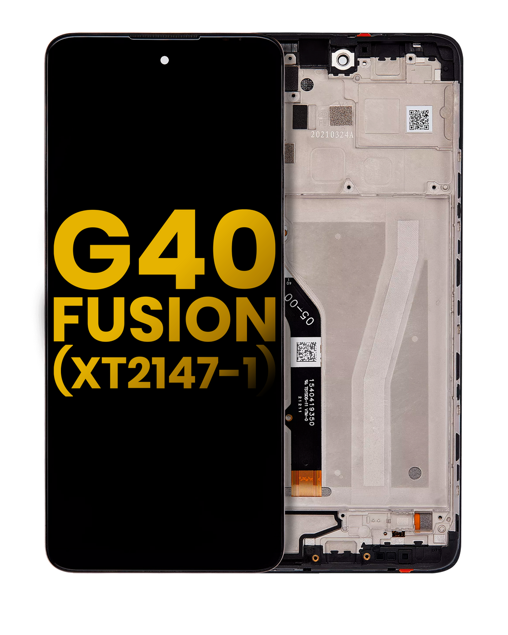 LCD Display with Frame for Motorola Moto G40 Fusion (XT2147-1) (Refurbished) (All Colors)