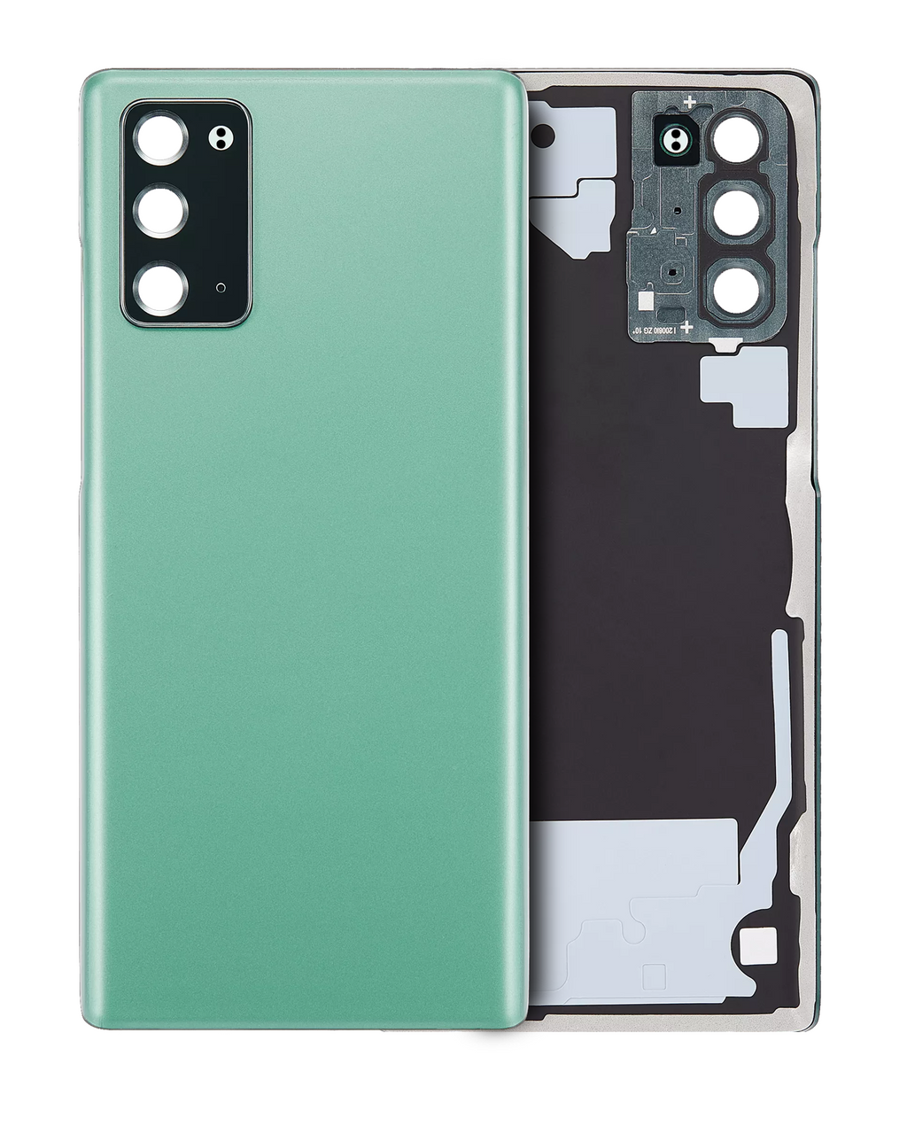 Back cover with camera lens for Samsung Galaxy Note 20 5G (No Logo) (Aftermarket Plus) (Mystic Green)