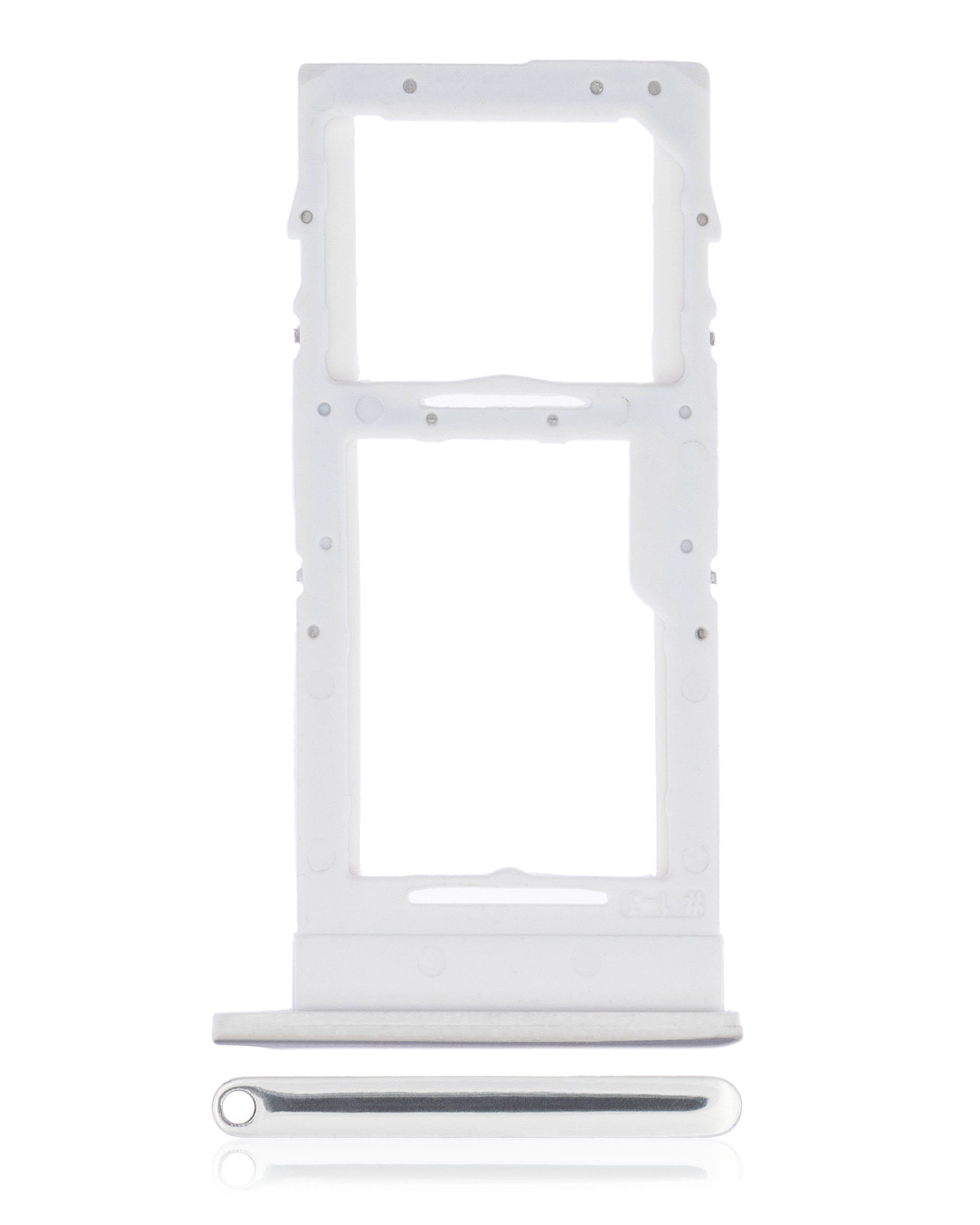 SIM-Tray für Samsung Galaxy A51 5G - Prism Cube White (A)