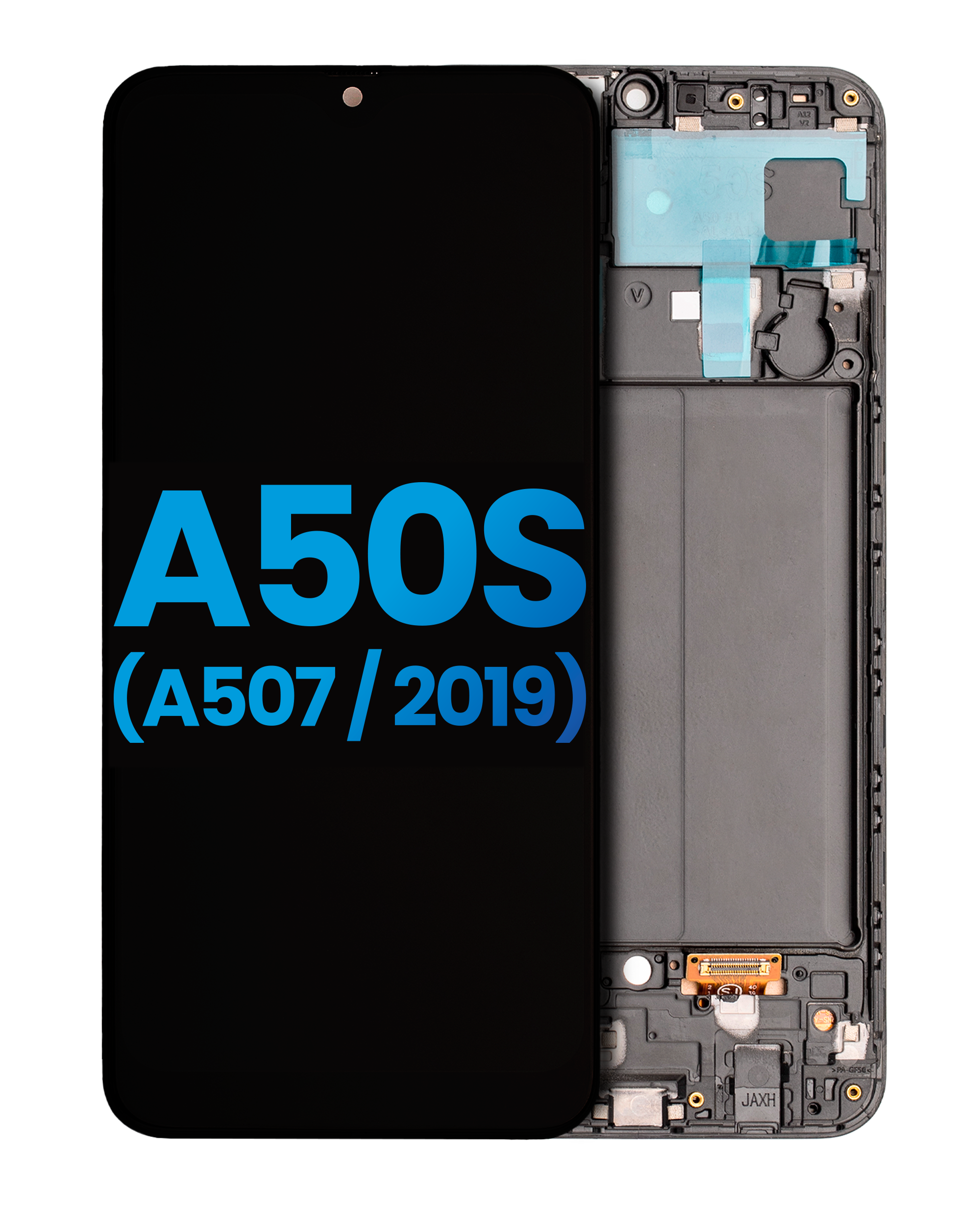 LCD-Komplettbaugruppe mit Rahmen für Samsung Galaxy A50s (Incell) Alle Farben