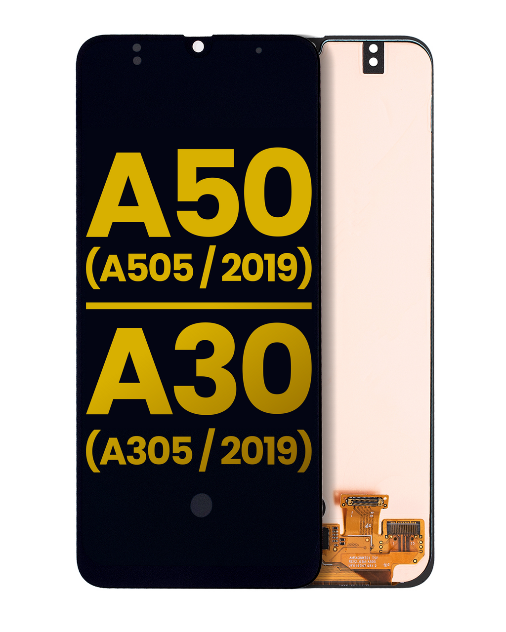 OLED-Display ohne Rahmen Samsung Galaxy A50/A30 Refurbished alle Farben