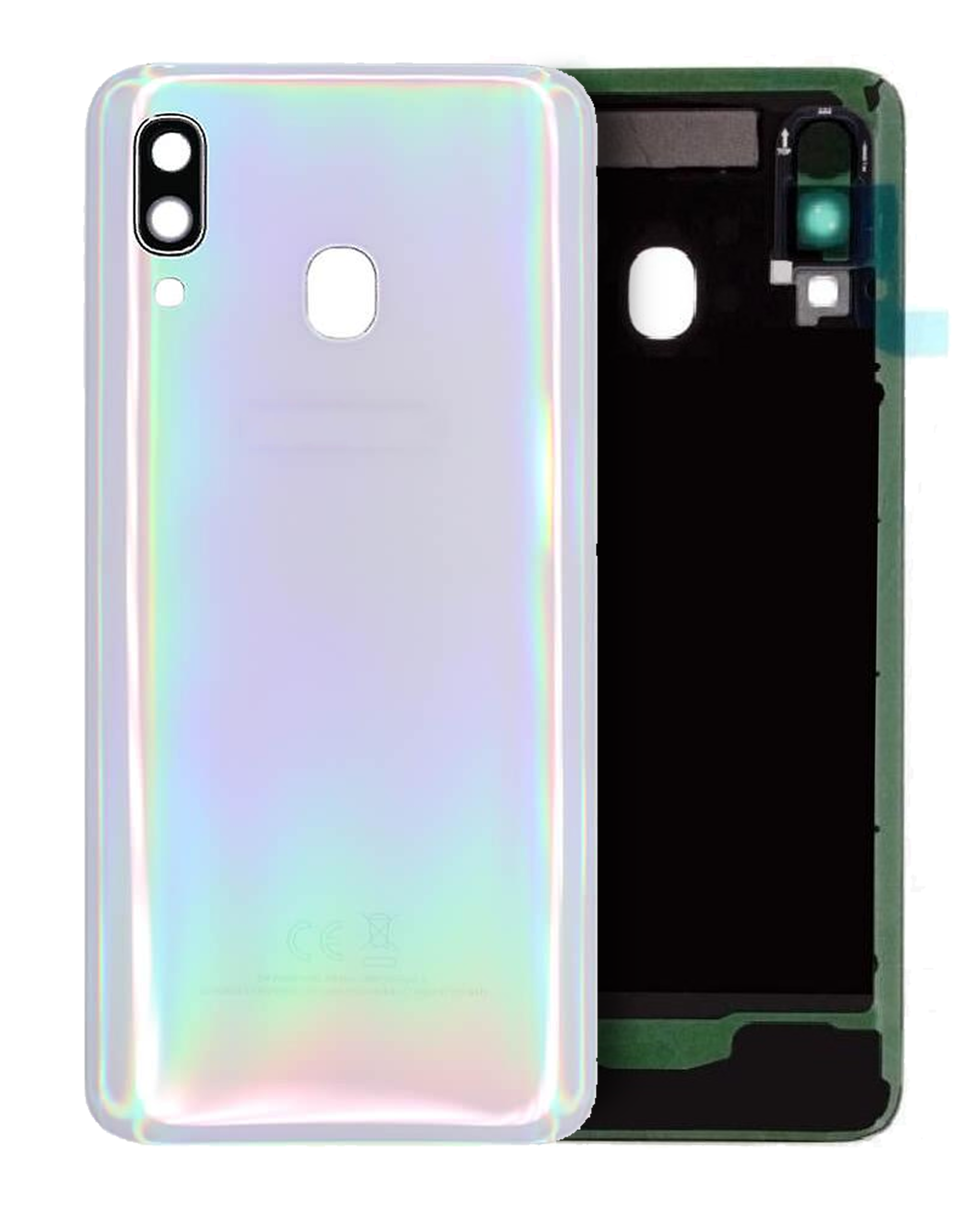 Back Cover with Camera Lens for Samsung Galaxy A40 (A405 / 2019) (Service Pack) (White)