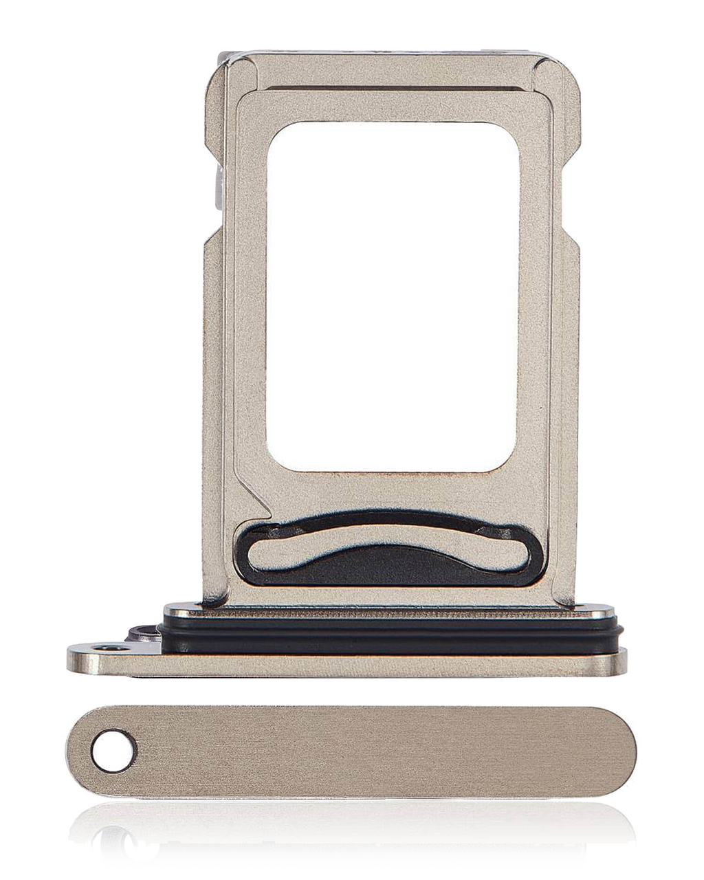Dual SIM Card Tray for iPhone 15 Pro / 15 Pro Max (Natural Titanium)
