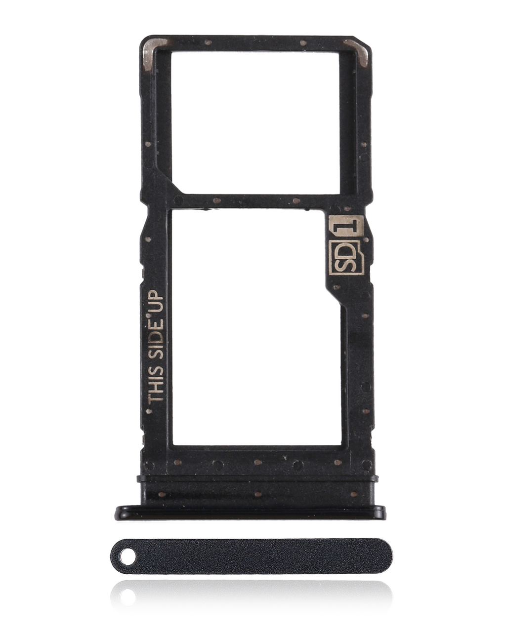 Dual-SIM-Kartenfach für Motorola Moto G Power (XT2041-4 / 2020) – Smoke Black