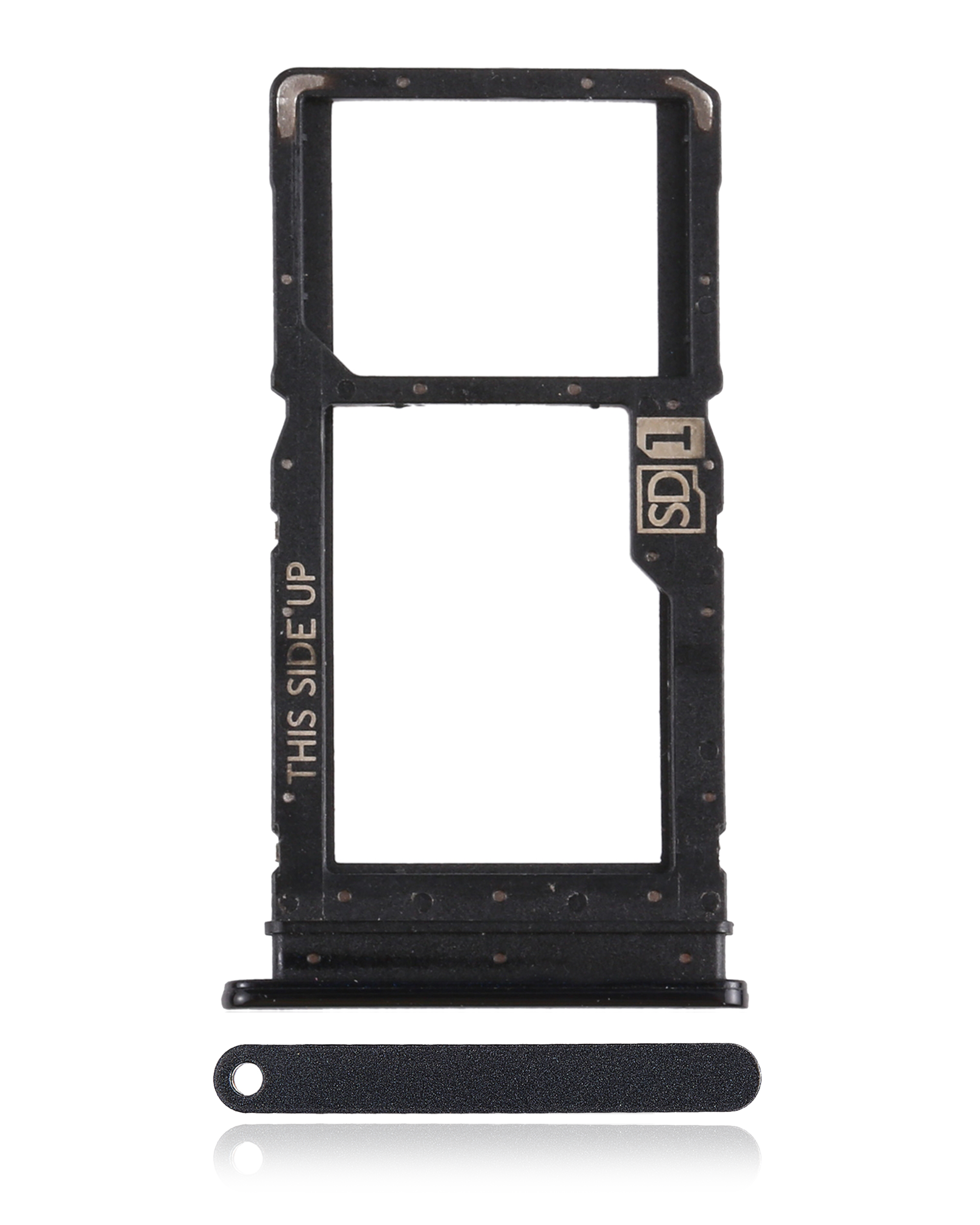 Dual-SIM-Kartenfach für Motorola Moto G Power (XT2041-4 / 2020) – Smoke Black