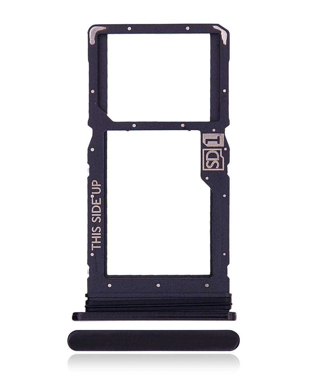 Single SIM Card Tray for Motorola Moto G8 Power / Moto G Power (XT2041 / 2020) (Original OEM) (Smoke Black)