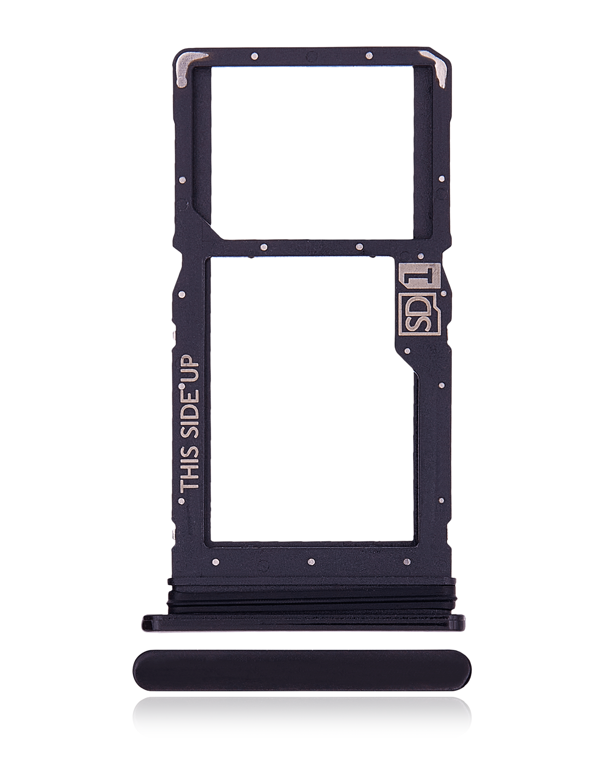 Single SIM Card Tray for Motorola Moto G8 Power / Moto G Power (XT2041 / 2020) (Original OEM) (Smoke Black)