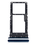 Dual SIM Card Tray for Motorola Moto G8 Power (XT2041-1 / XT2041-3 / 2020) (Capri Blue)