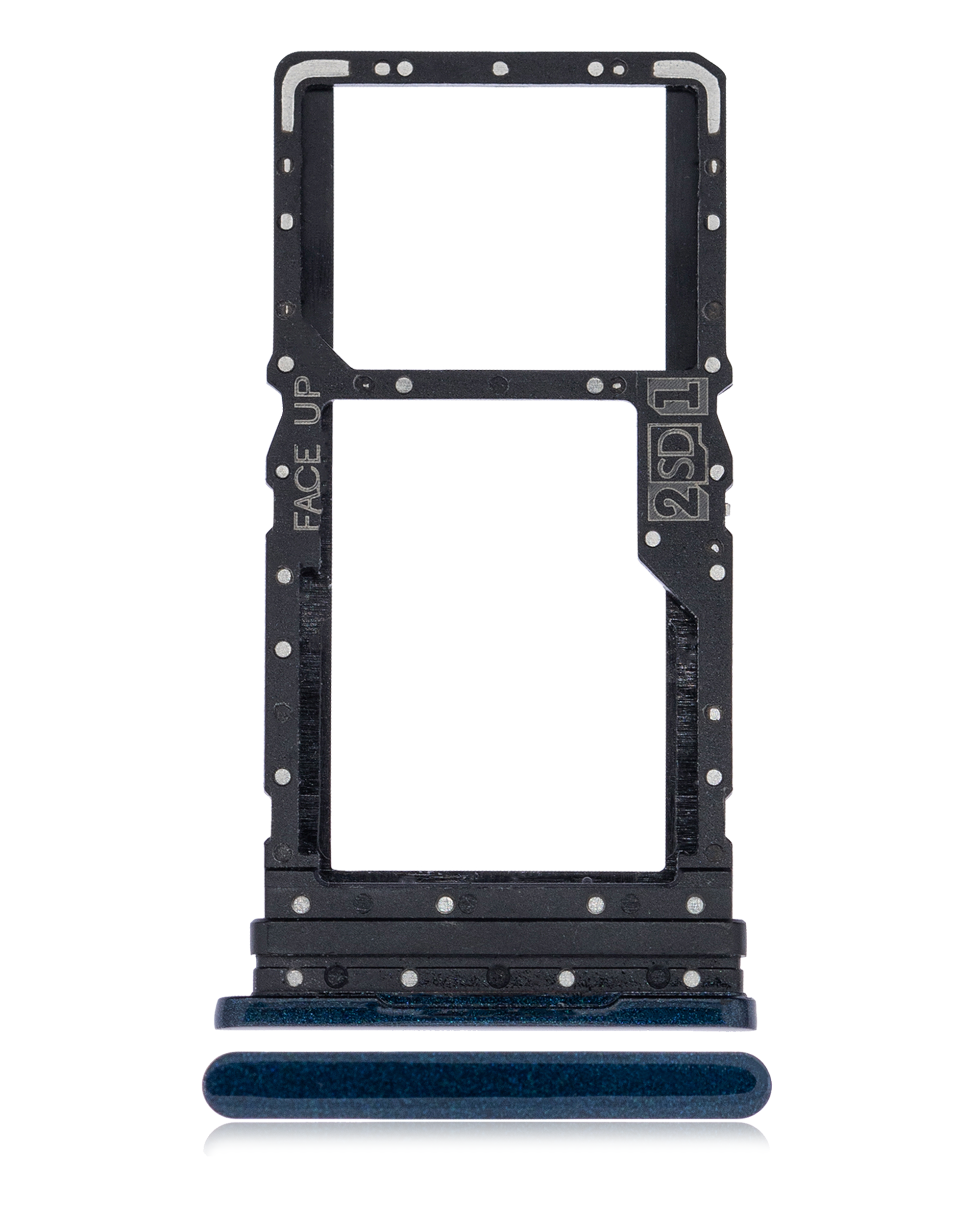 Dual SIM Card Tray for Motorola Moto G8 Power (XT2041-1 / XT2041-3 / 2020) (Capri Blue)
