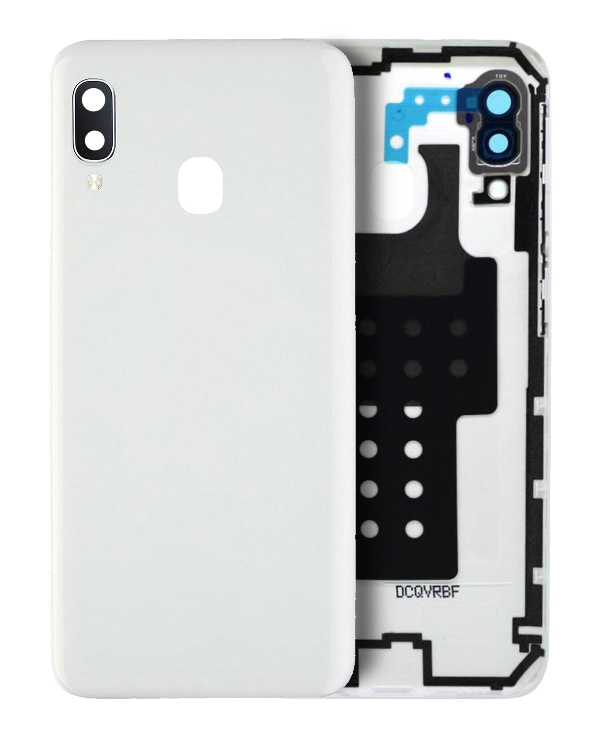 Back Cover with Camera Lens for Samsung Galaxy A20E (A202 / 2019) (Service Pack) (White)