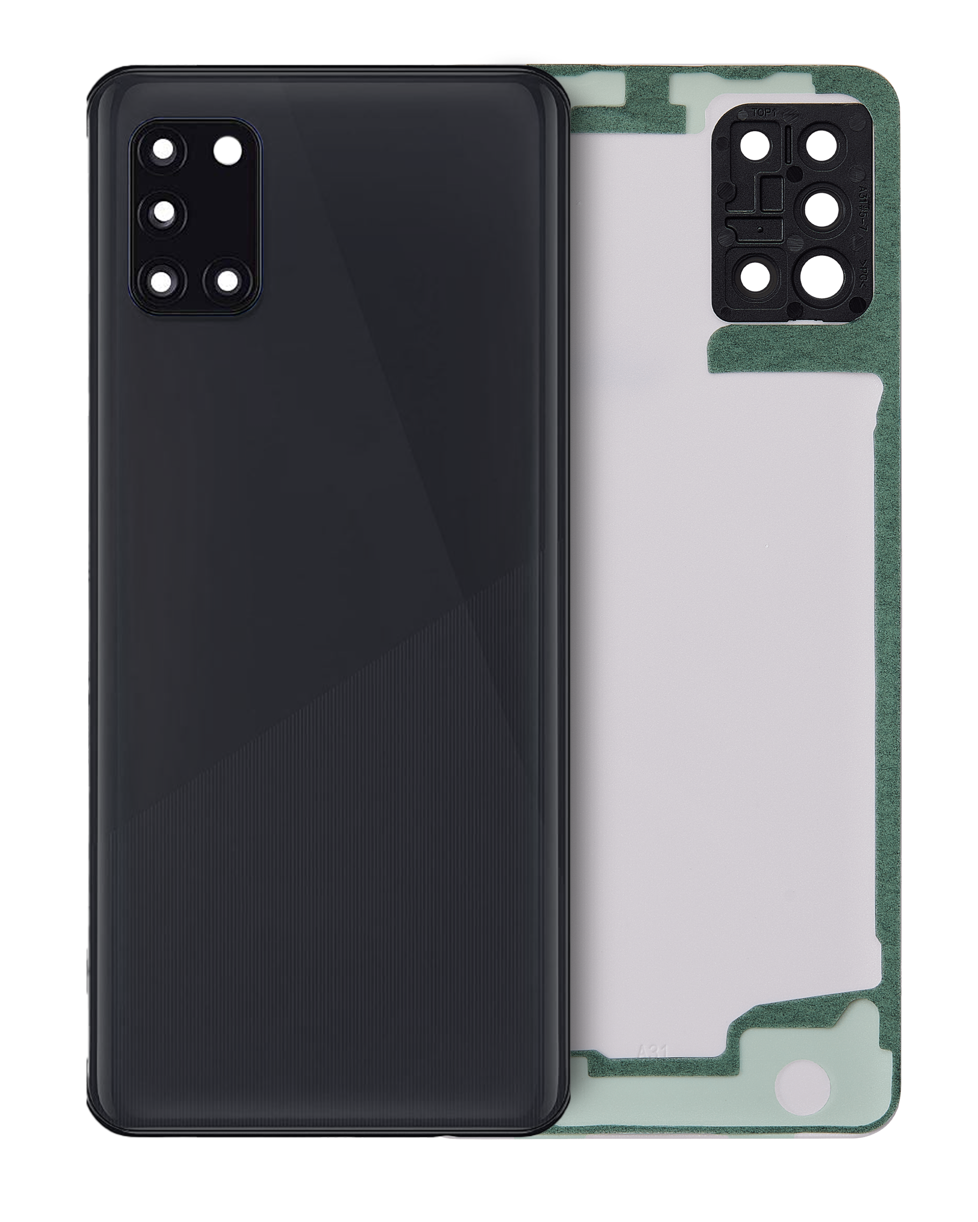 Back Cover with Camera Lens for Samsung Galaxy A31 (A315 / 2020) (Service Pack) (Black)