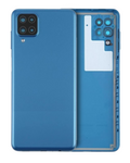 Backcover-Glas m. Kamera f. Samsung Galaxy A12 Nacho SP Blau