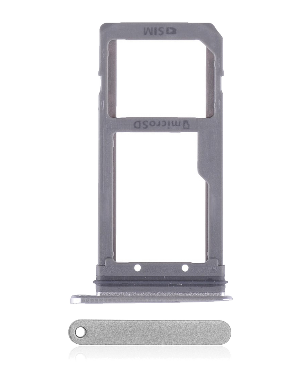 Einzelner SIM-Karten-Tray für Samsung Galaxy S7 (Silber)