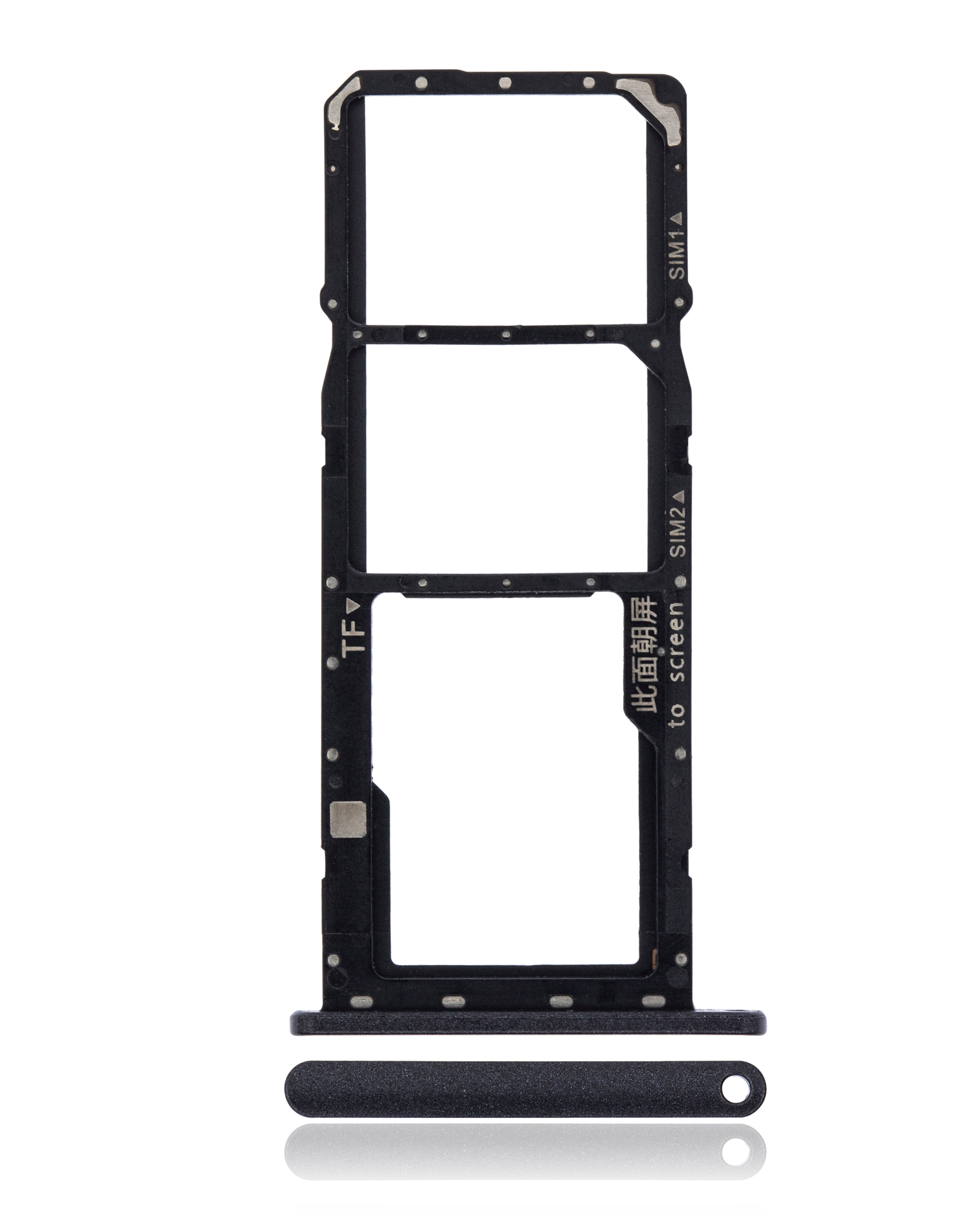 Dual-SIM-Kartenfach für Huawei Y7 (2019) (Midnight Schwarz)